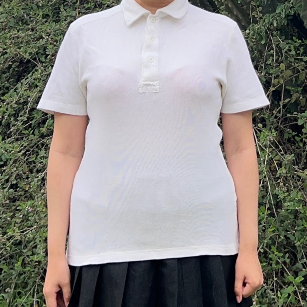 Bossini cream Button Down Polo Shirt